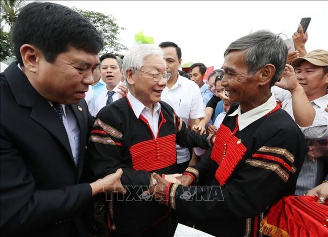 Tây Nguyên nhớ lời dặn của Tổng Bí thư Nguyễn Phú Trọng về đại đoàn kết - Ảnh 1.