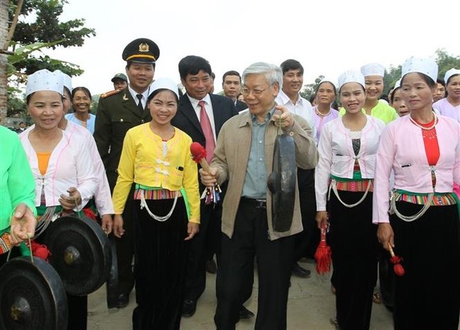 Tổng Bí thư Nguyễn Phú Trọng: Nhà văn hóa lớn, hết lòng vì sự phát triển của văn hóa - Ảnh 1.