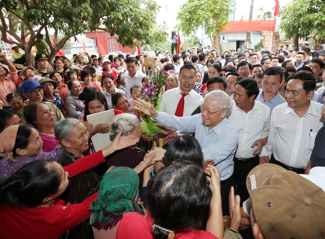 Tổng Bí thư Nguyễn Phú Trọng: Những dấu ấn trong lòng dân - Ảnh 1.