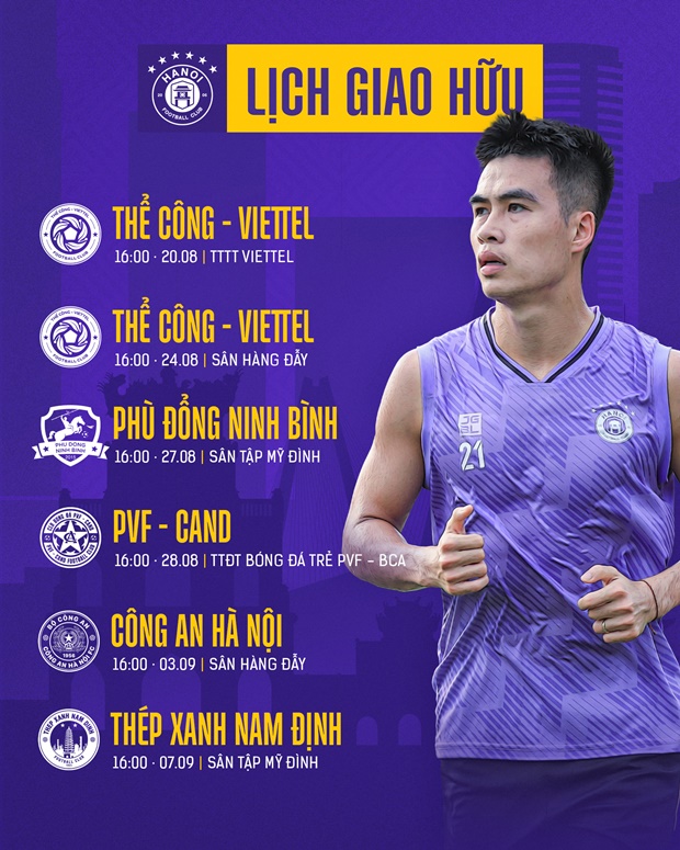 Hà Nội FC chốt lịch thi đấu trước thềm mùa giải mới, quân xanh toàn hàng 'siêu khủng' - Ảnh 1., 123b, trang chủ 123b