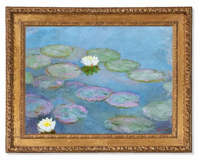 Tuyệt tác 'Hoa súng' của Claude Monet lần đầu lên bục đấu giá - Ảnh 1., 123b, trang chủ 123b