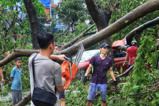 Khắc phục hậu quả bão số 3: Người dân đoàn kết sớm trở lại nhịp sống thường ngày - Ảnh 1., 123b, trang chủ 123b