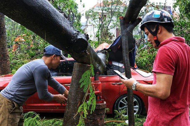 Khắc phục hậu quả bão số 3: Người dân đoàn kết sớm trở lại nhịp sống thường ngày - Ảnh 3.