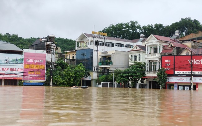 Nước lũ dâng cao, trên 12.000 hộ dân ở thành phố Yên Bái phải di dời  - Ảnh 1., 123b, trang chủ 123b