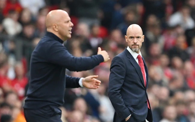 Ten Hag nổi trận lôi đình sau trận thua Liverpool, quát lại phóng viên và tuyên bố hùng hồn 'chỉ xếp sau' Man City - Ảnh 1., 123b, trang chủ 123b