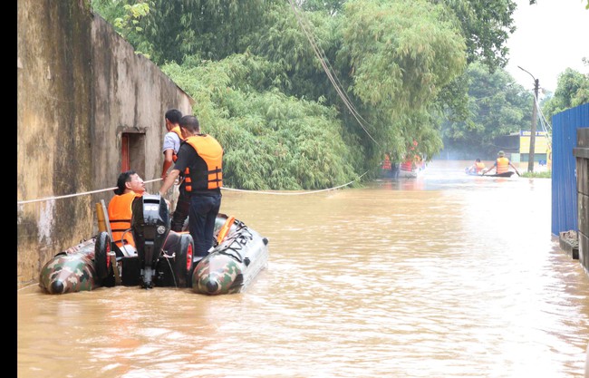 Thái Nguyên tích cực hỗ trợ người dân trong vùng tâm lũ - Ảnh 1., 123b, trang chủ 123b